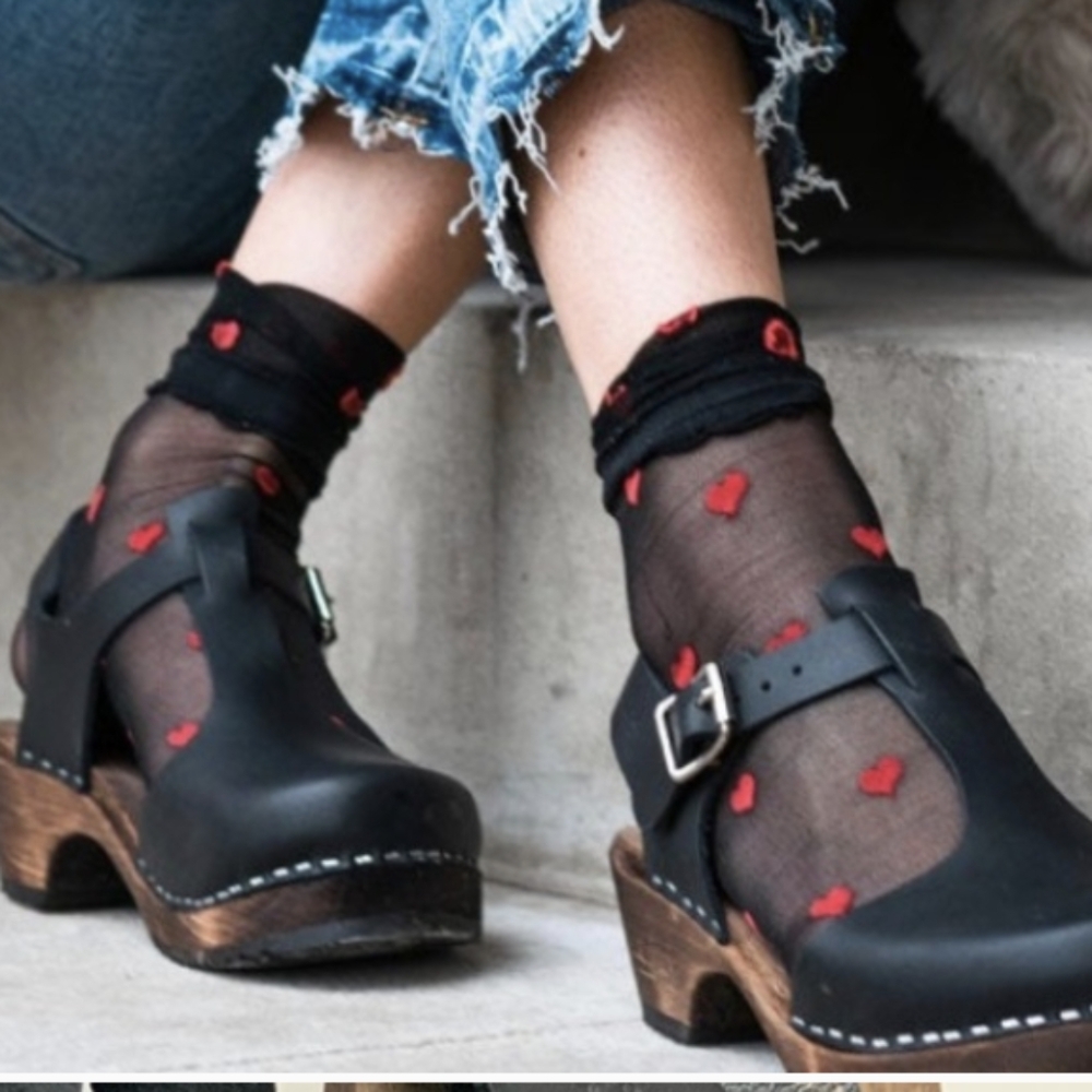 Lotta From Stockholm Black Clogs 7.5
